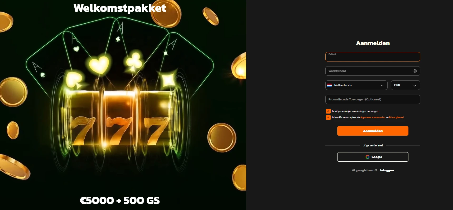 hidden jack casino registratie